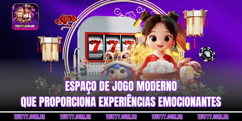 Espaço de jogos moderno que proporciona emoções vibrantes