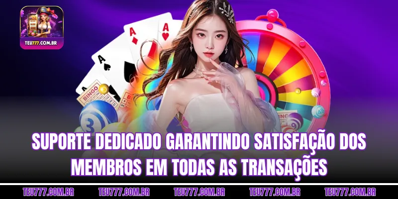 Suporte dedicado garantindo satisfação dos membros em todas as transações